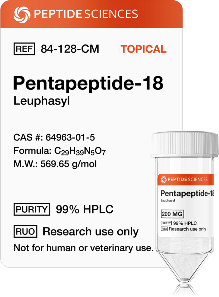 pentapeptide-18_peptide.png Pentapeptide-18 (Leuphasyl) 200mg (Topical) - Image 1